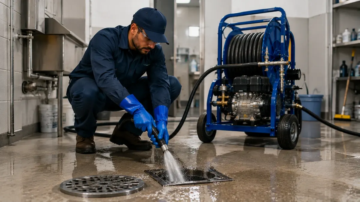 Floor Drain Hydro Jet Cleaning in Pacific Grove