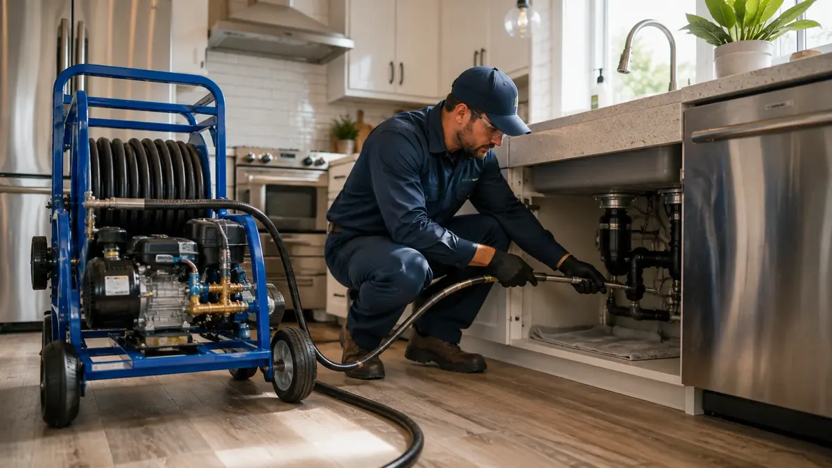 Kitchen Drain Hydro Jetting in Pacific Grove